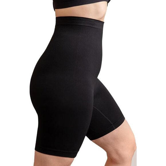 🆕 Women Black Tummy Control Underwear Every Day High Waisted Body Shaper Shorts - Picture 2 of 9